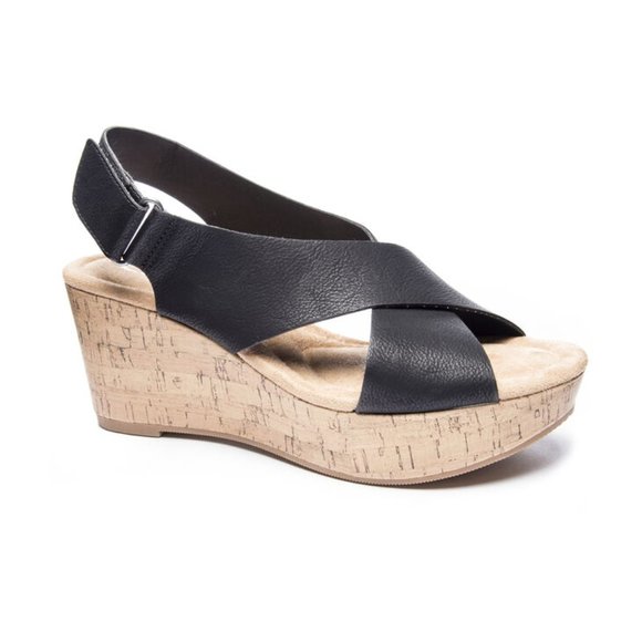 Chinese Laundry Dream Girl Cork Wedge Sandal - Picture 1 of 5